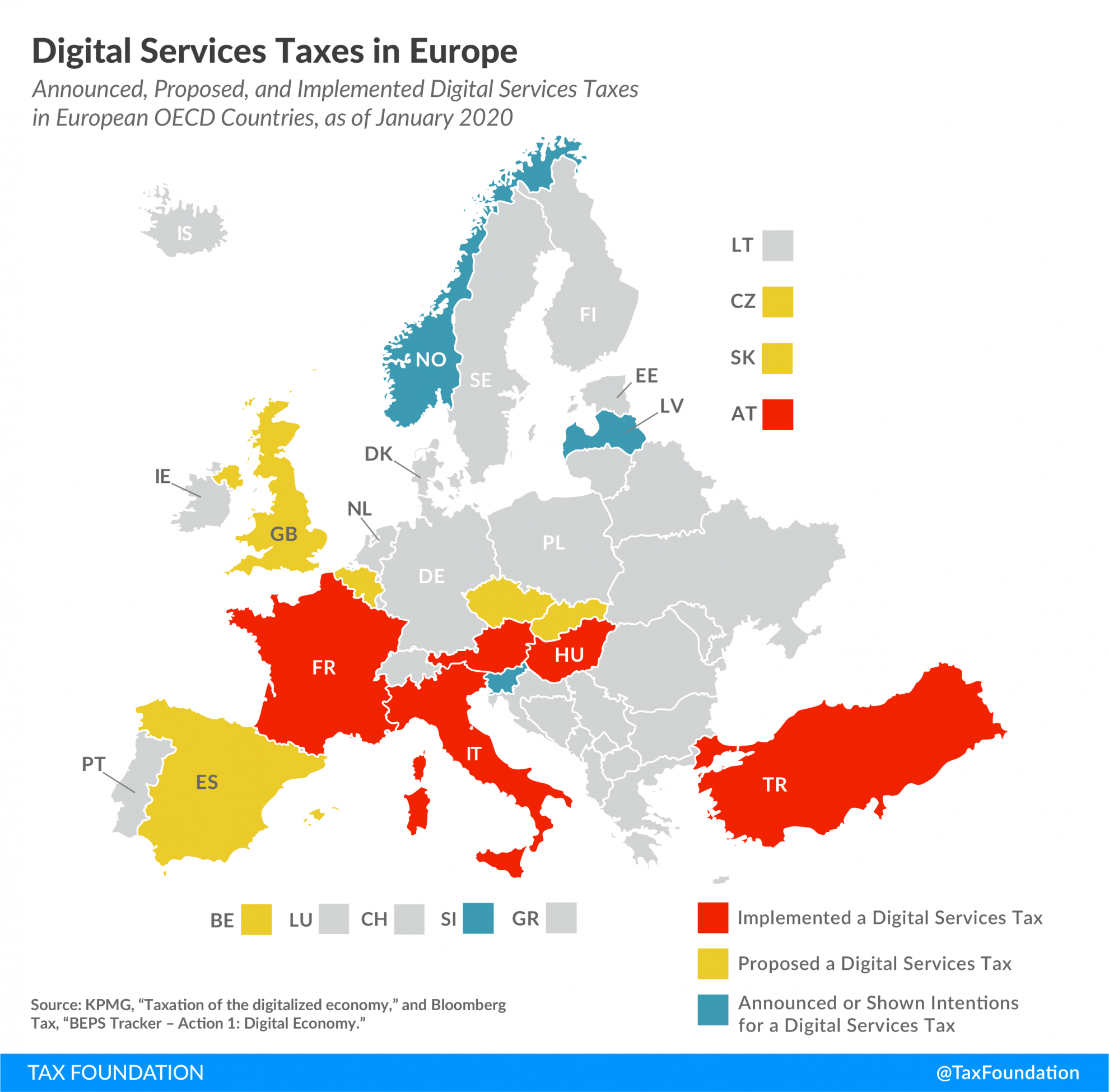 Digital Services Taxes in Europe. Digital taxes in Europe that have been implemented, announced, and proposed. Learn more about digital taxation in Europe, digital economy tax, digital tax europe